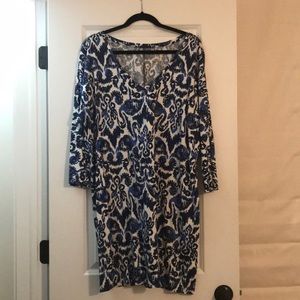 Lilly Pulitzer Blue Flamingo Dress